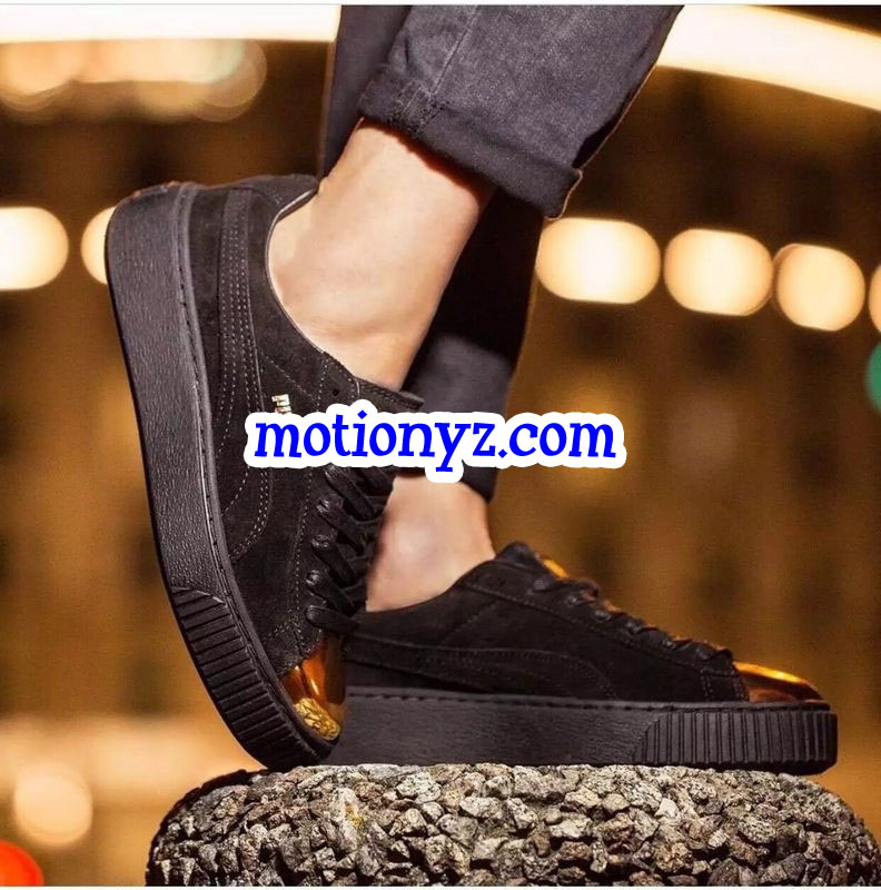 Puma Fenty Rihanna Creeper Low Black Golden